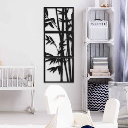 Wallity MT - 004 Accesorio decorativo de pared de metal Negro